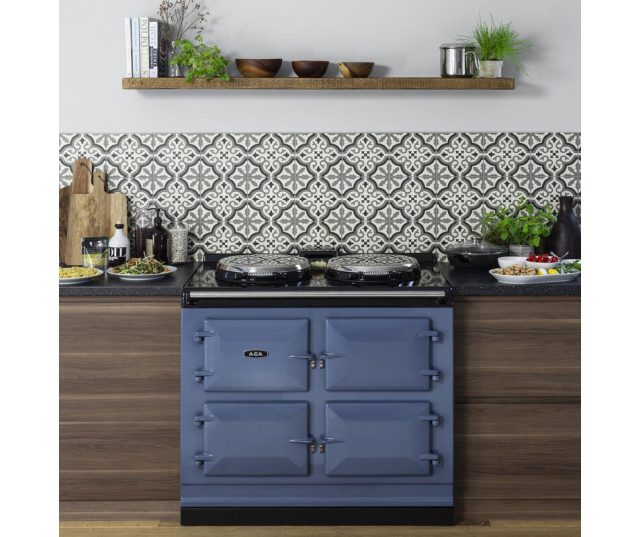 AGA fornuis AGA fornuis elektrisch eR7 Signature 3-oven Dartmouth Blue