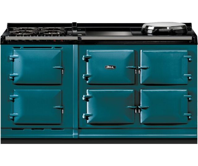 AGA fornuis AGA fornuis inductie eR7 Signature Inductie 160 3-oven met gasmodule Salcombe Blue