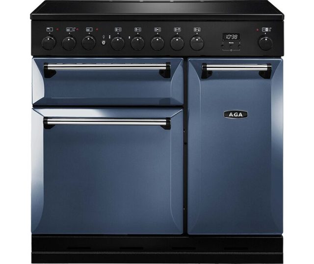 AGA fornuis AGA fornuis inductie Masterchef Deluxe 90 Dartmouth Blue