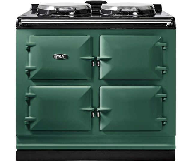 AGA fornuis AGA fornuis elektrisch R7 Classic 3-oven British Racing Green