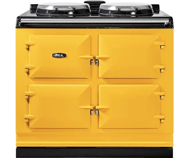 AGA fornuis AGA fornuis elektrisch R7 Classic 3-oven Mustard