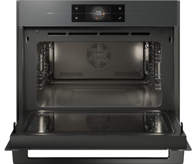 Atag CX4685M inbouw oven met magnetron functie - pearl grey
