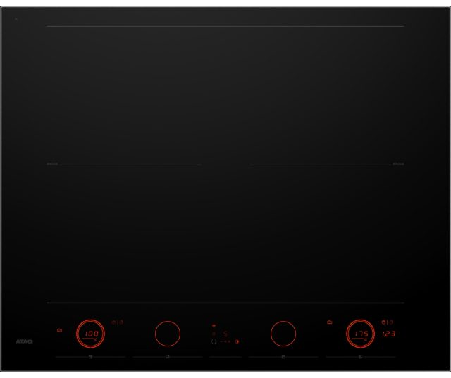 Atag HI26471SV inductie kookplaat met Celsius Cooking - 64 cm.