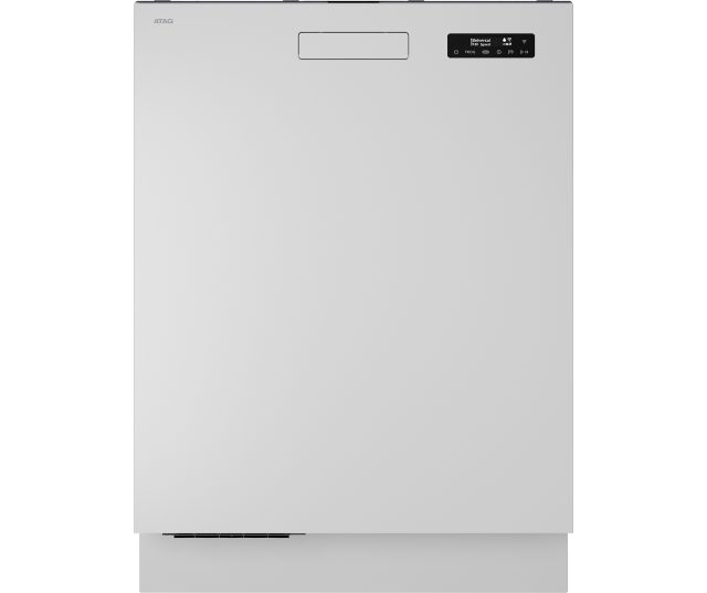 ATAG VAB6704FW vaatwasser vooraanzicht gesloten deur met bedieningspaneel en displayscherm