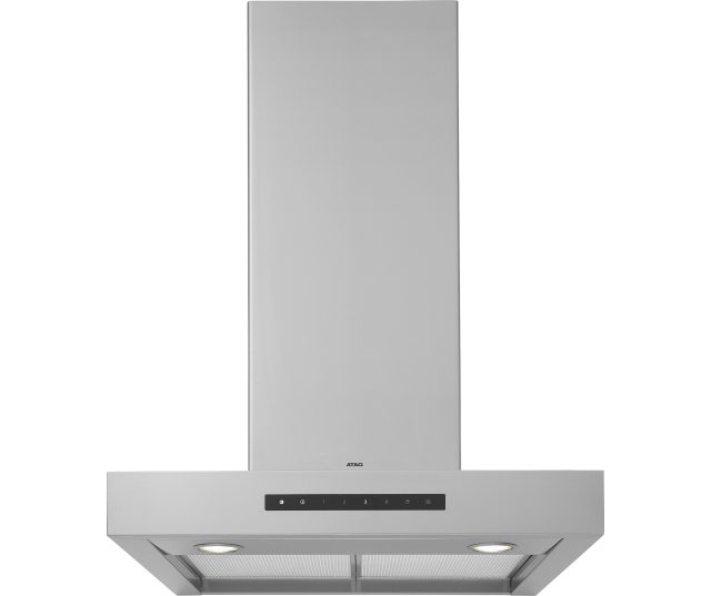 ATAG WS60211ICR schouwkap vooraanzicht met bedieningspaneel en twee geïntegreerde verlichting