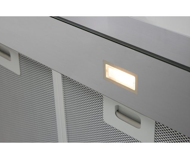 ATAG WS60211ICR schouwkap zijdetail met geïntegreerde LED-verlichting en filteraanzicht