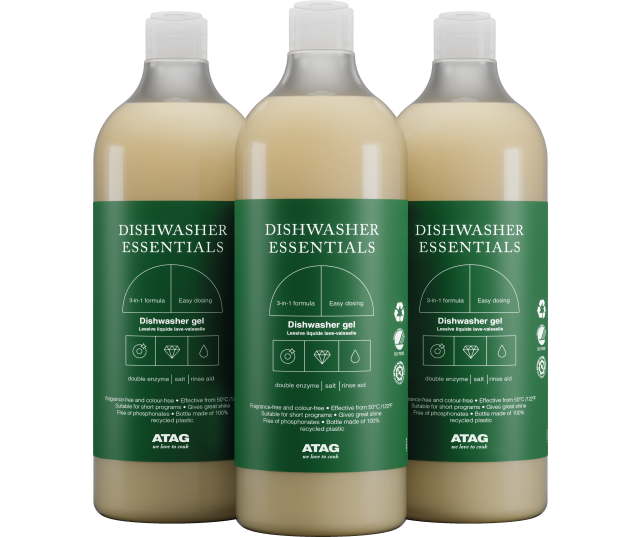 ATAG vaatwastabletten inbouw LD10 3 IN 1 (3 flessen)