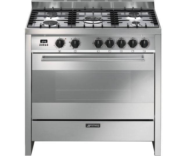 Smeg B91GMCX fornuis semi-professioneel (alleen Belgie)