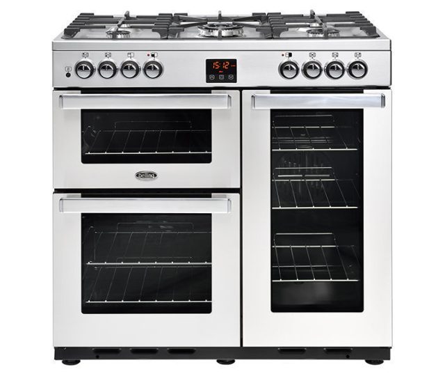 Belling Cookcentre 90 DFT prof.rvs fornuis