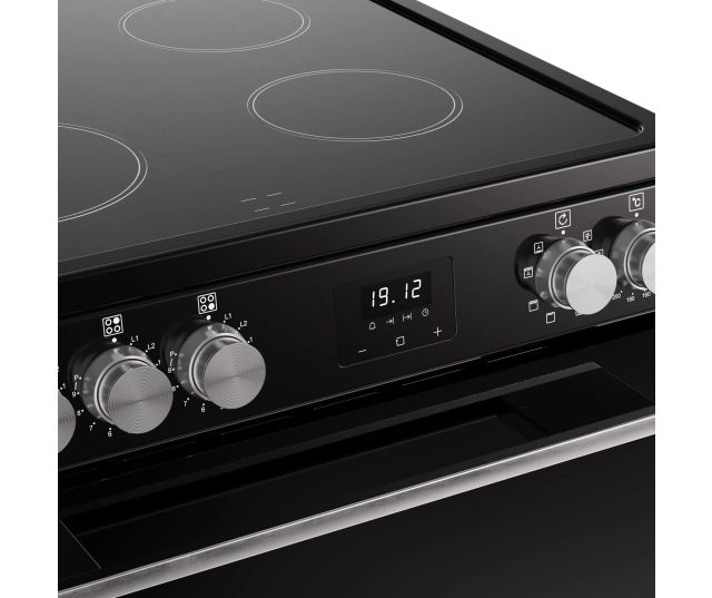 fornuis Belling VISION SINGLE 60 EI BLK/SS - Inductie