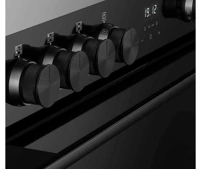 VISION SINGLE 90 DF BLK Belling fornuis - 90 cm breed