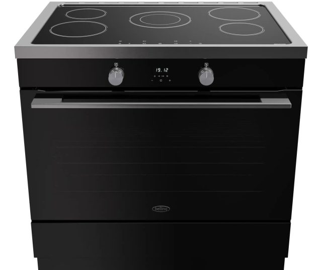 Belling VISION SINGLE 90 EI BLK/SS fornuis - Inductie