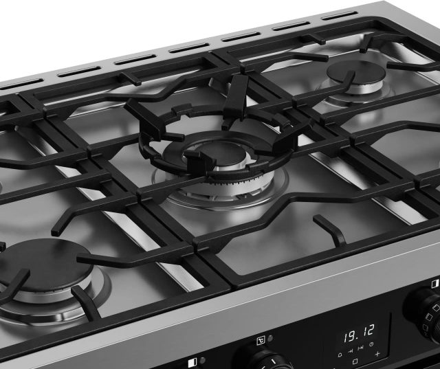 VISION TWIN 90 DF BLK fornuis - Gas