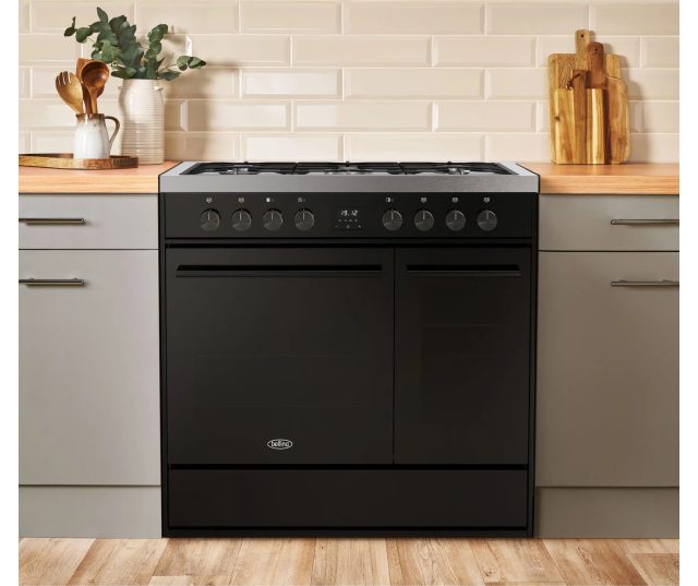 Belling VISION TWIN 90 DF BLK fornuis - Meerdere ovens