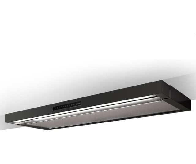 Berbel BEH 60 FLT MATZWART afzuigkap - LED verlichting