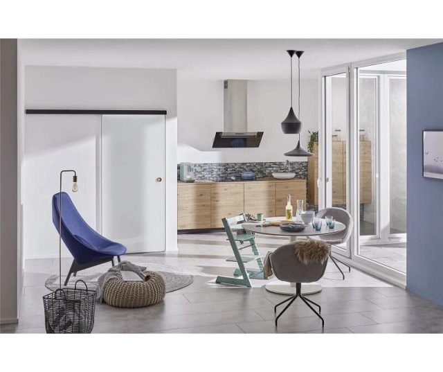 BKH 80 EG B RECIRCULATIE ZWART Berbel afzuigkap - LED verlichting