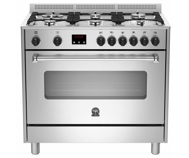 Bertazzoni AMS96L61CX gas fornuis - roestvrijstaal