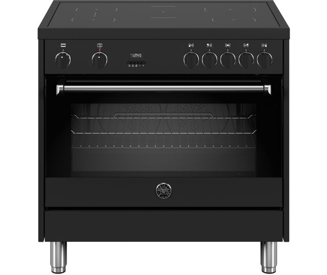 Bertazzoni MPL95I1ENNV inductiefornuis 90 cm zwart met 5 kookzones