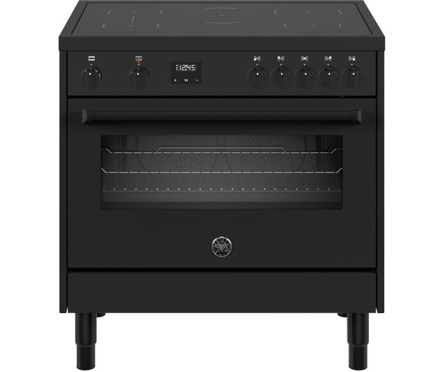 BERTAZZONI fornuis inductie zwart MPL95I1ETNT