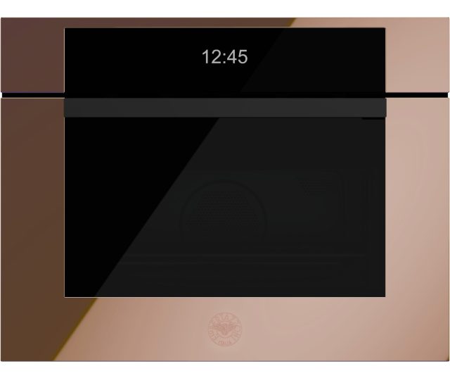 Bertazzoni FMOD4077MTM3 magnetron combi vooraanzicht met digitaal display en glazen deur