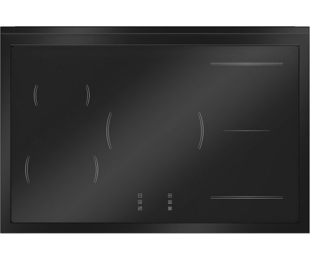 Bertazzoni PRO95I1ECAT2 inductiekookplaat bovenaanzicht met vier kookzones en bedieningspaneel
