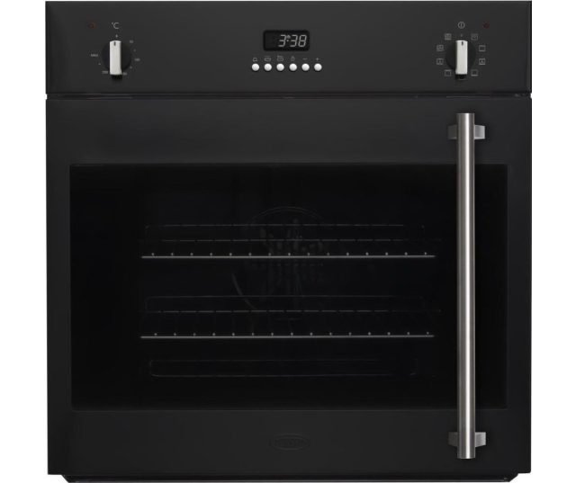 Boretti BPMDN60ANL inbouw oven met draaideur - antraciet - linksdraaiend
