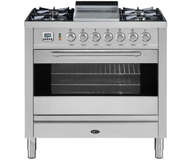 Boretti VFPS93IXDF rvs fornuis
