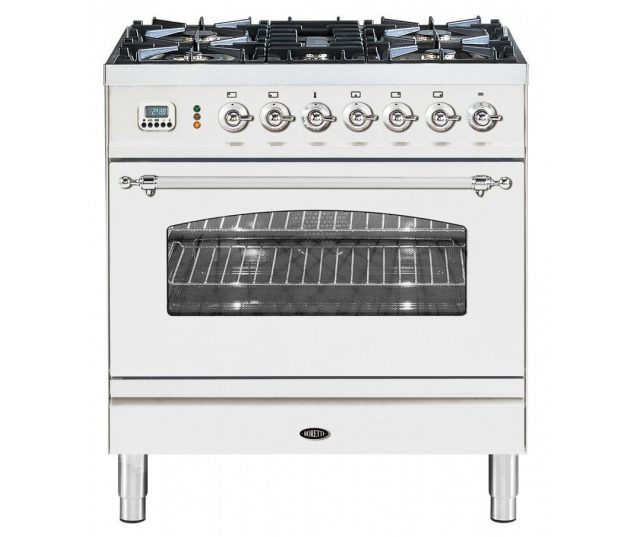 Boretti VPNR83WT wit fornuis