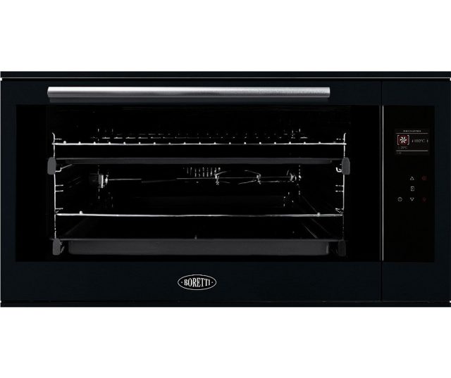 Boretti BPON90ZWGL inbouw oven - zwart