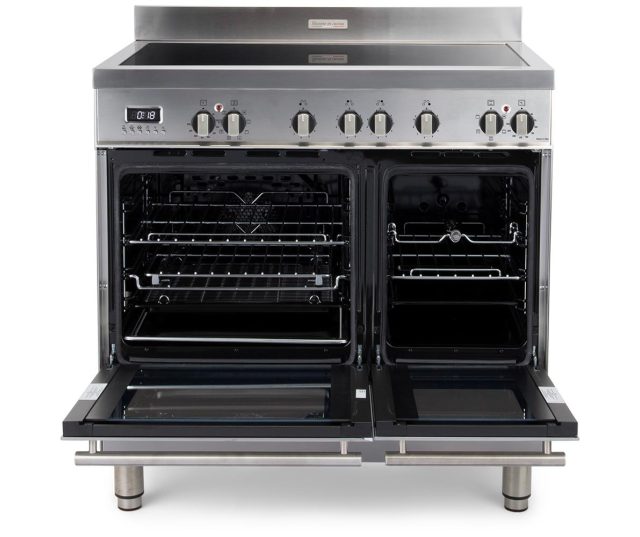 Foto van de dubbele oven van de Boretti MFBI902IX Milano