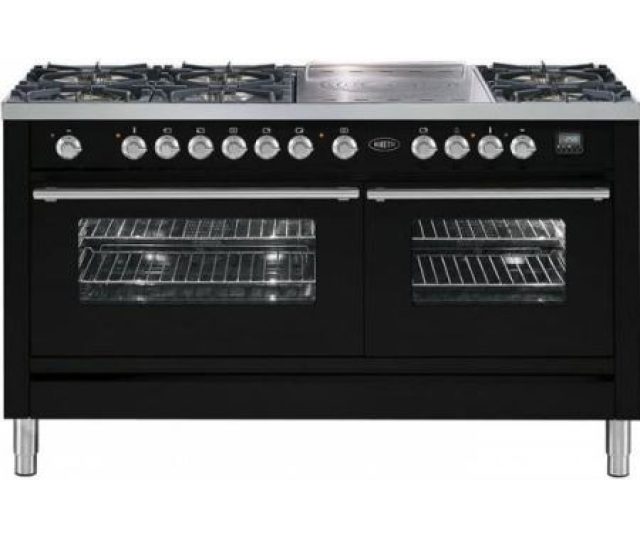 Boretti VP150SZW fornuis zwart