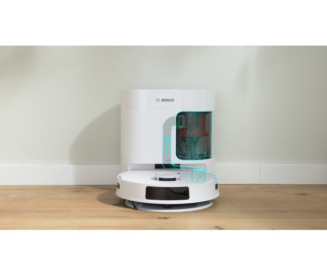Bosch BCRD2W robot stofzuiger met dweil - Wit