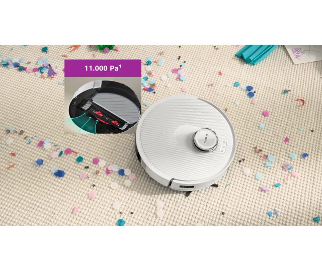 Bosch BCRD2W robot stofzuiger met dweil - Wit