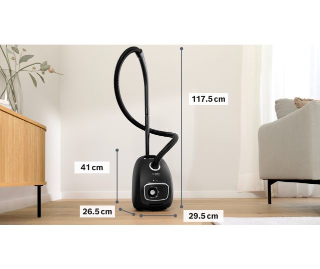 Bosch BGB41BA1 zwart stofzuiger