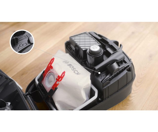 Bosch BGB41POW1 zwart stofzuiger