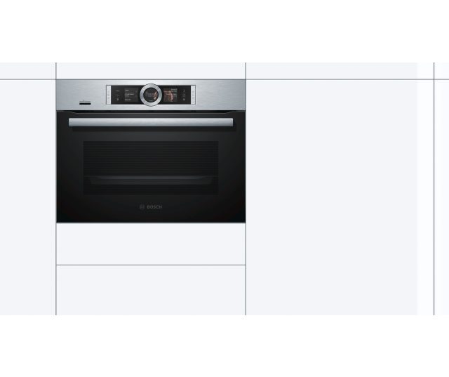 Bosch CSG656RS6 rvs inbouw combi-stoomoven