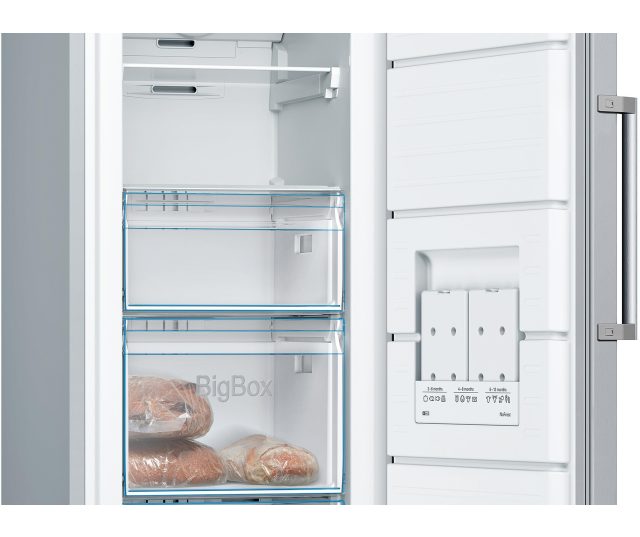 Bosch GSN29ULEP vrijstaande vrieskast - rvs-look