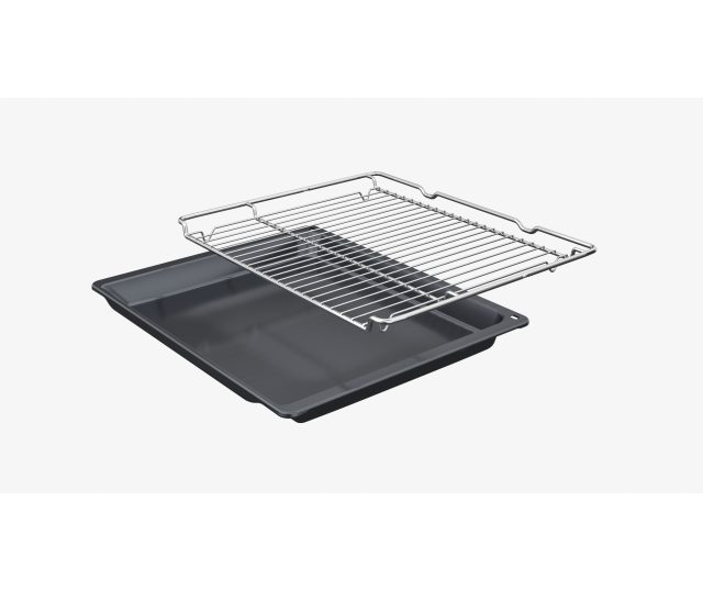 Bosch HBA571BB3 inbouw oven met pyrolyse en energieklasse A+ - Zwart