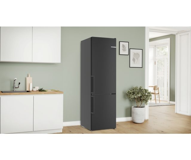 Bosch KGN39VXAU vrijstaande koelkast - blacksteel