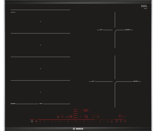 BOSCH kookplaat inductie inbouw PXE675DC1E