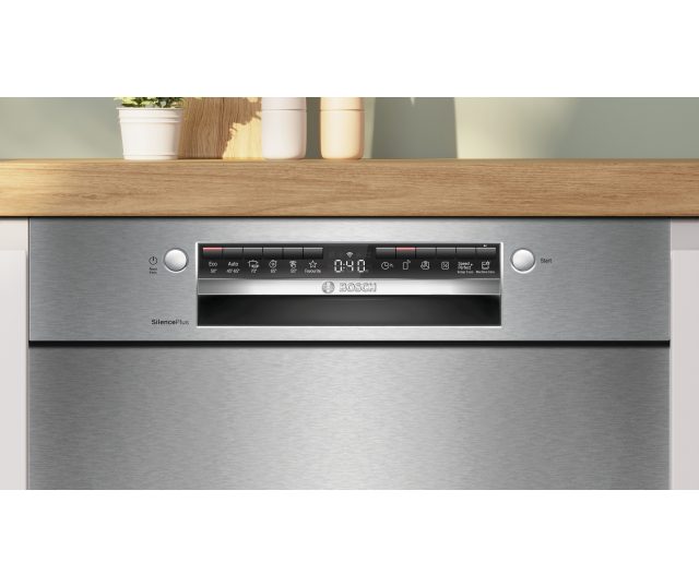 Bosch SMU4EVS08E onderbouw vaatwasser - rvs front