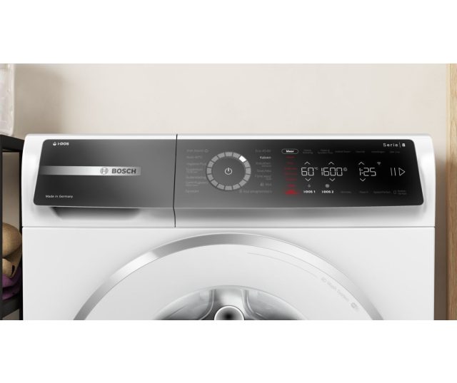 Bosch WGB256AMNL wasmachine met i-Dos, Home Connect en energieklasse A label