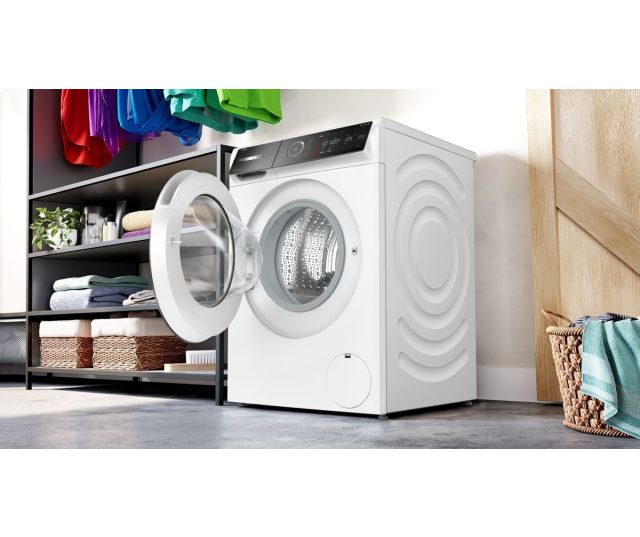 Bosch WGB256AMNL wasmachine met i-Dos, Home Connect en energieklasse A label