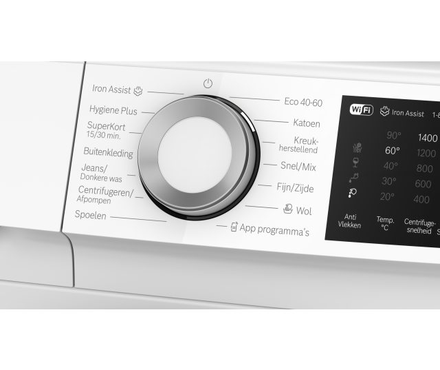 Bosch WGJ23409NL zuinig wasmachine met Iron Assist en Home Connect