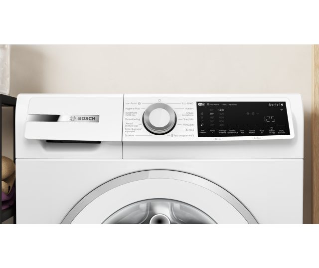 Bosch WGJ23409NL zuinig wasmachine met Iron Assist en Home Connect