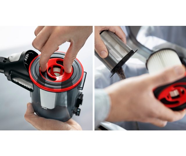Bosch BBS712A DynamicPower Brush stofbak legen in handen