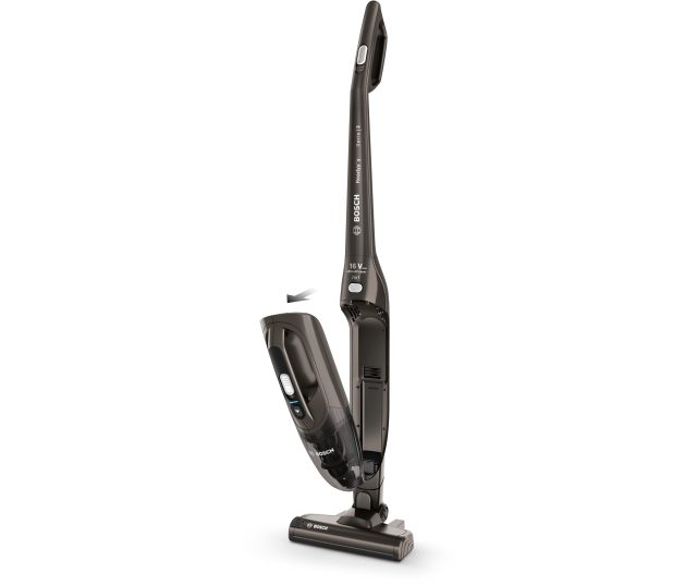 Bosch BCHF2MX16 stofzuiger zijprofiel met losse handheld reservoir en lange steel
