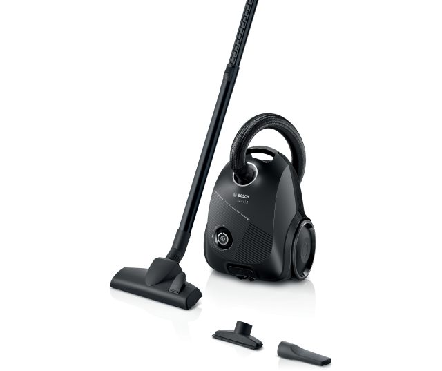 Bosch BGDS2BAL stofzuiger Serie 2 volledig overzicht met slang, zuigmond en accessoires