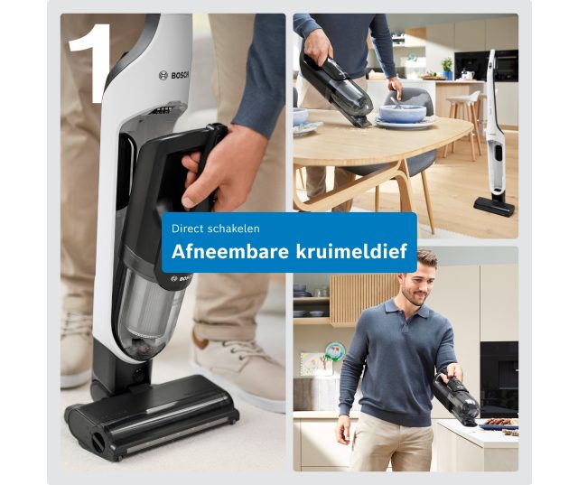 Bosch BHH4WM28 hulpstukken close-up inclusief borstel, opzetstuk en accessoires