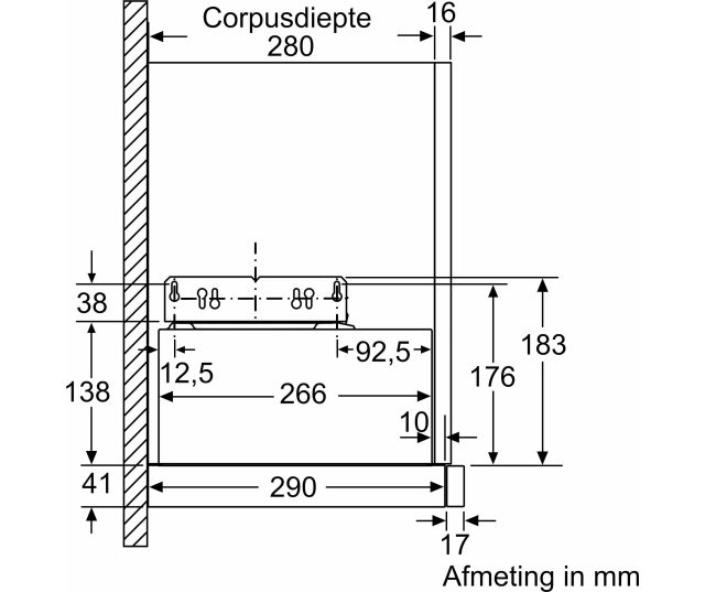 Bosch afzuigkap - LED verlichting